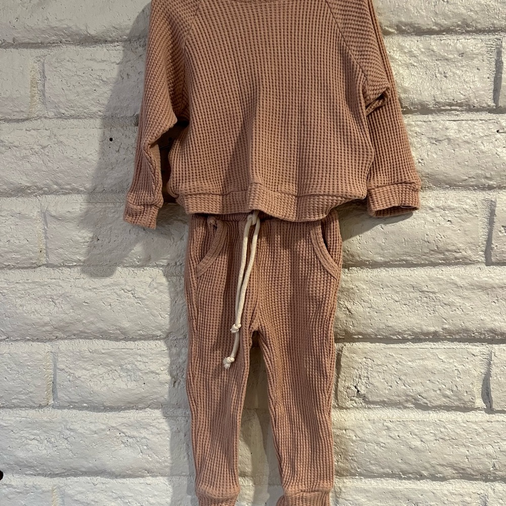 Winnie + Crew Waffle Knit Thermal Set
